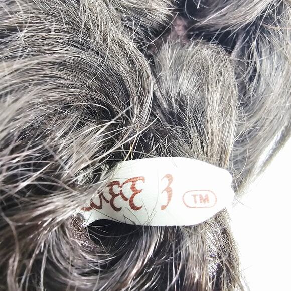 Vintage Wee 3 Baby Dark Brown E2 14-15.5” Doll Wig NEW with tags - Picture 4 of 8